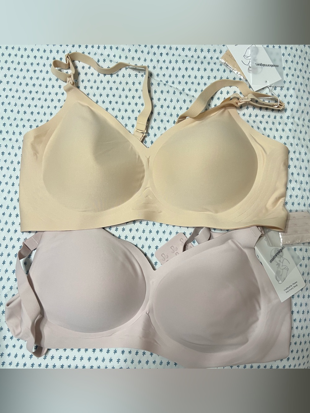 Maternique Bliss Nursing Bras - Nude / Blush